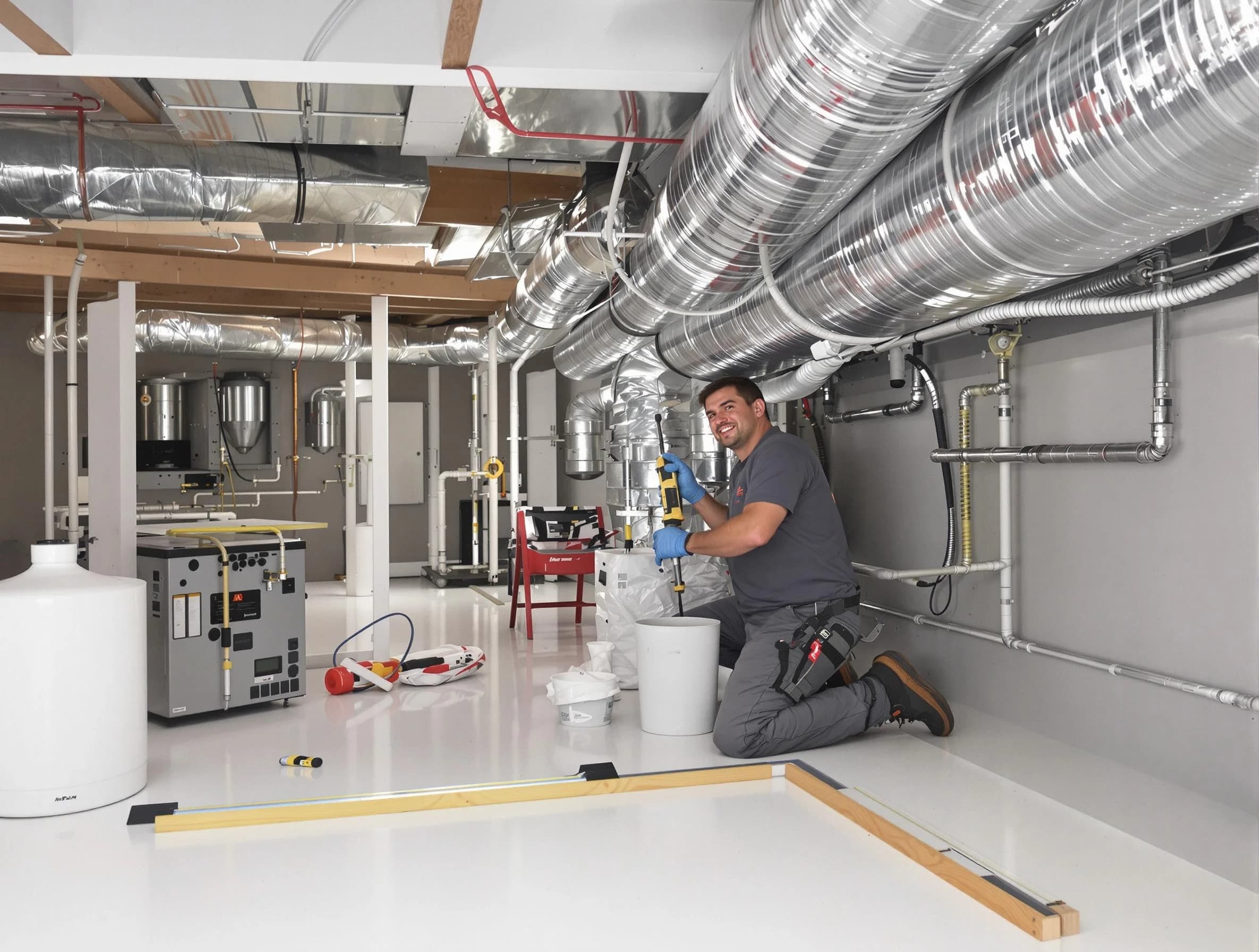 Professional duct sealing service by Avondale Estates Air Duct Cleaning in Avondale Estates
