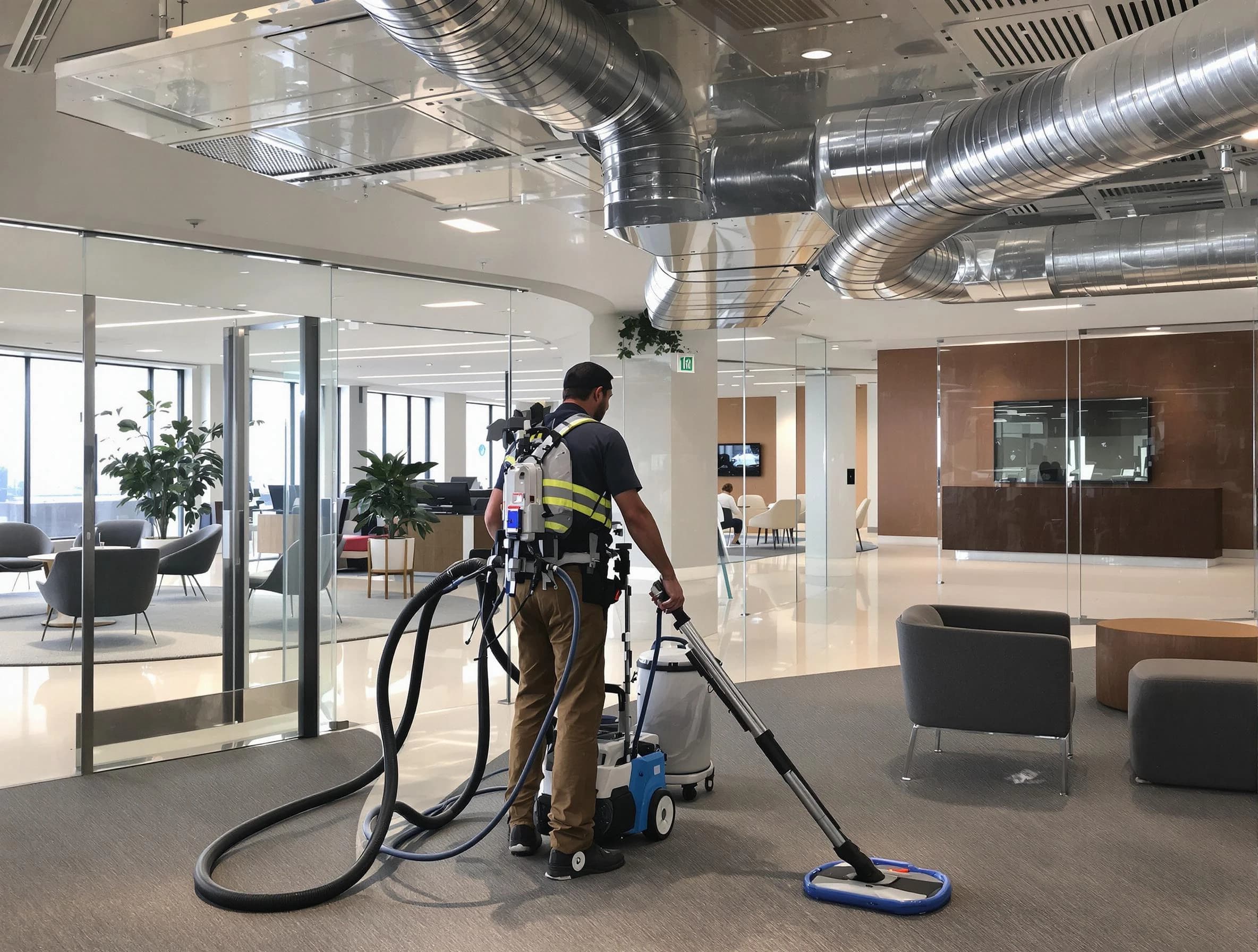 Commercial duct cleaning service by Avondale Estates Air Duct Cleaning in Avondale Estates