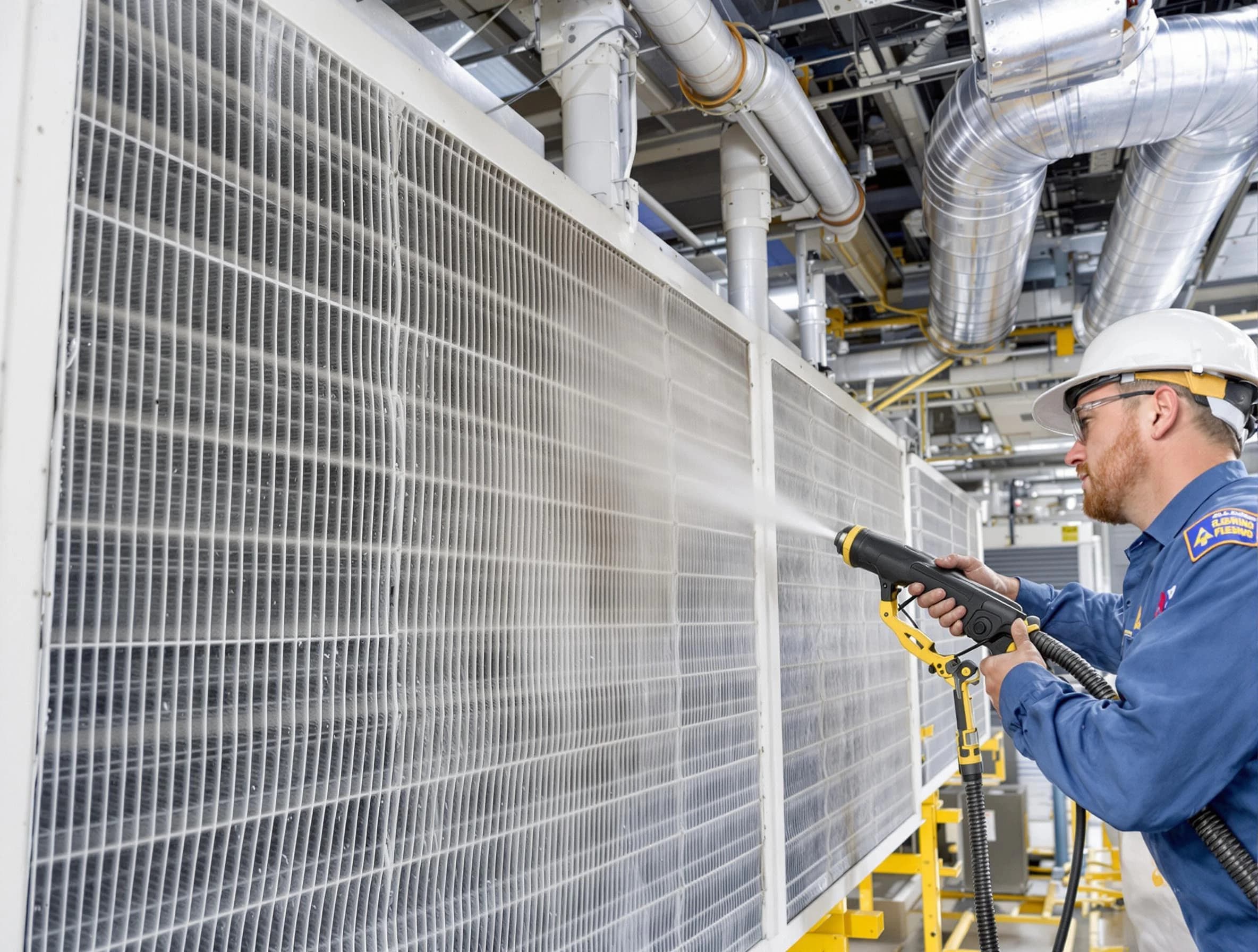 Professional commercial coil cleaning by Avondale Estates Air Duct Cleaning in Avondale Estates