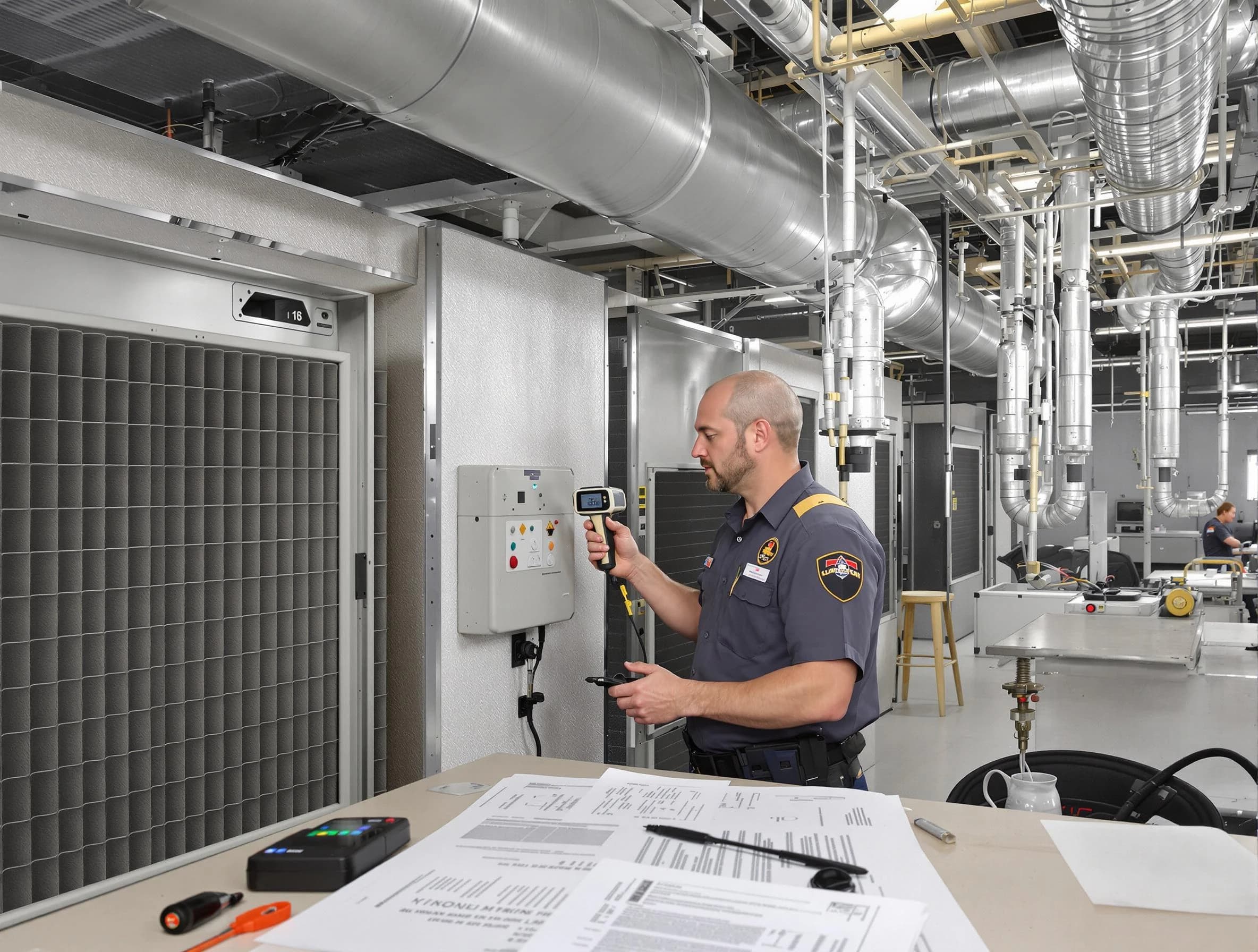 Professional filter system inspection by Avondale Estates Air Duct Cleaning in Avondale Estates