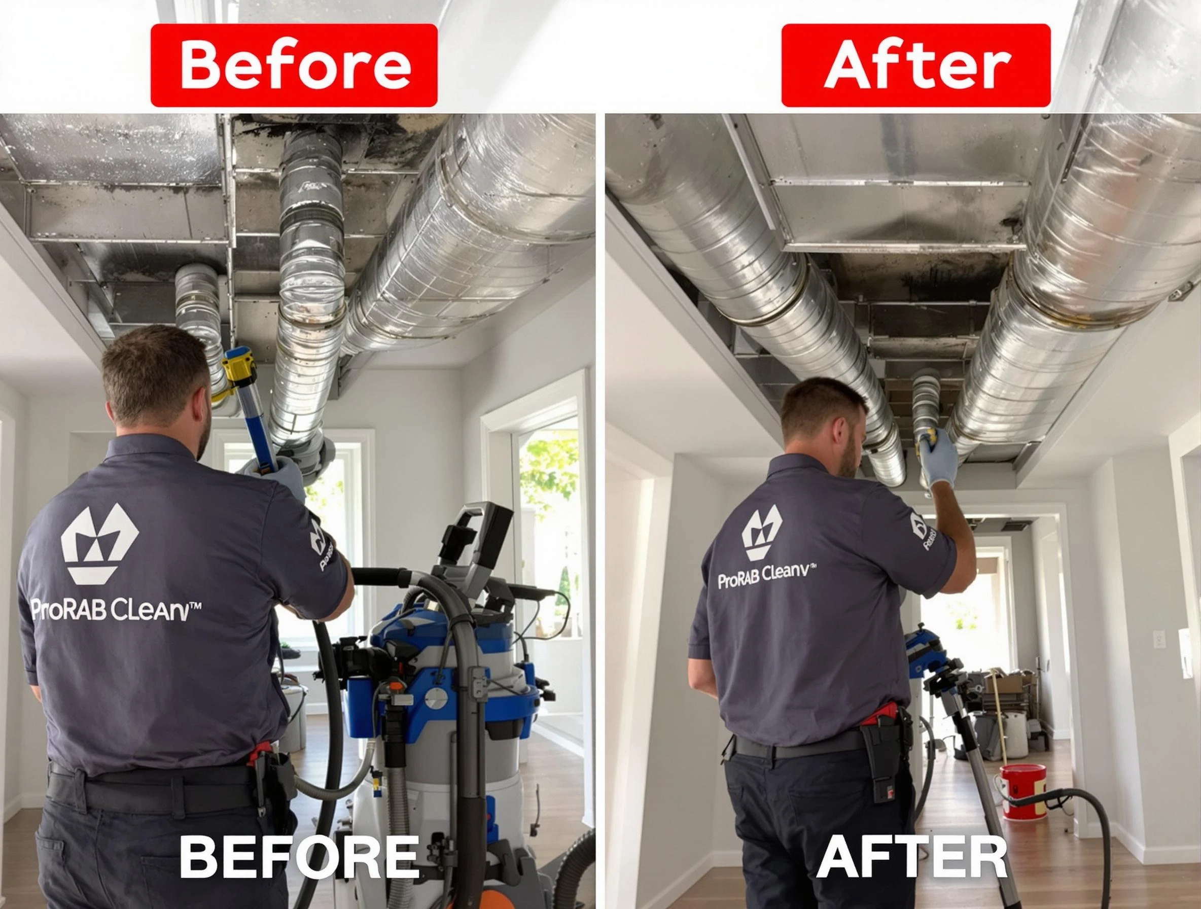 Avondale Estates Air Duct Cleaning expert performing thorough residential duct cleaning in a Avondale Estates home